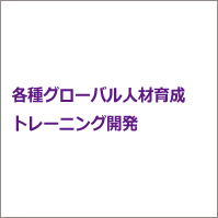 各種グローバル人材育成トレーニング開発